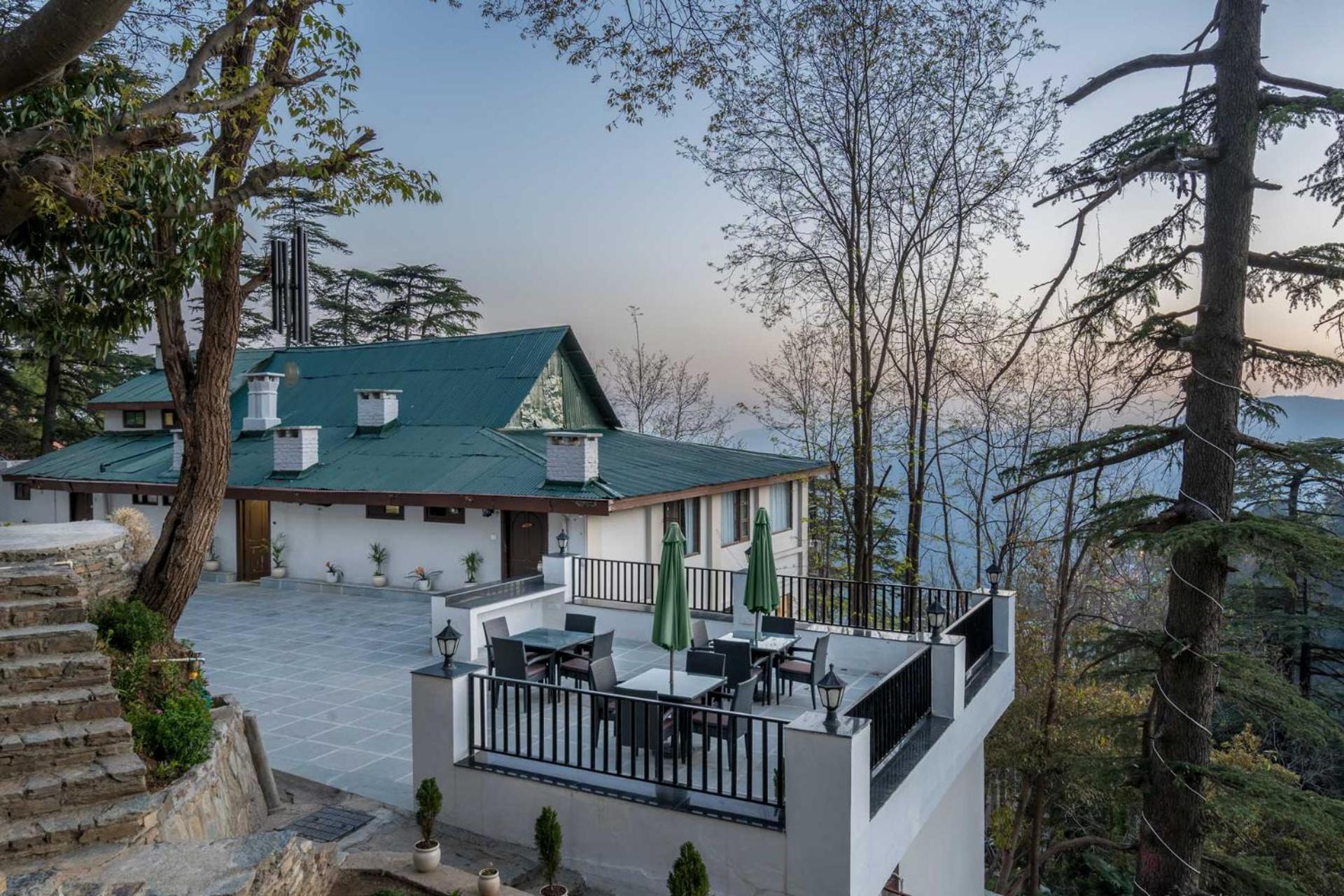 Stayvista At Pine Estate With Outdoor Jacuzzi Shimla Eksteriør bilde