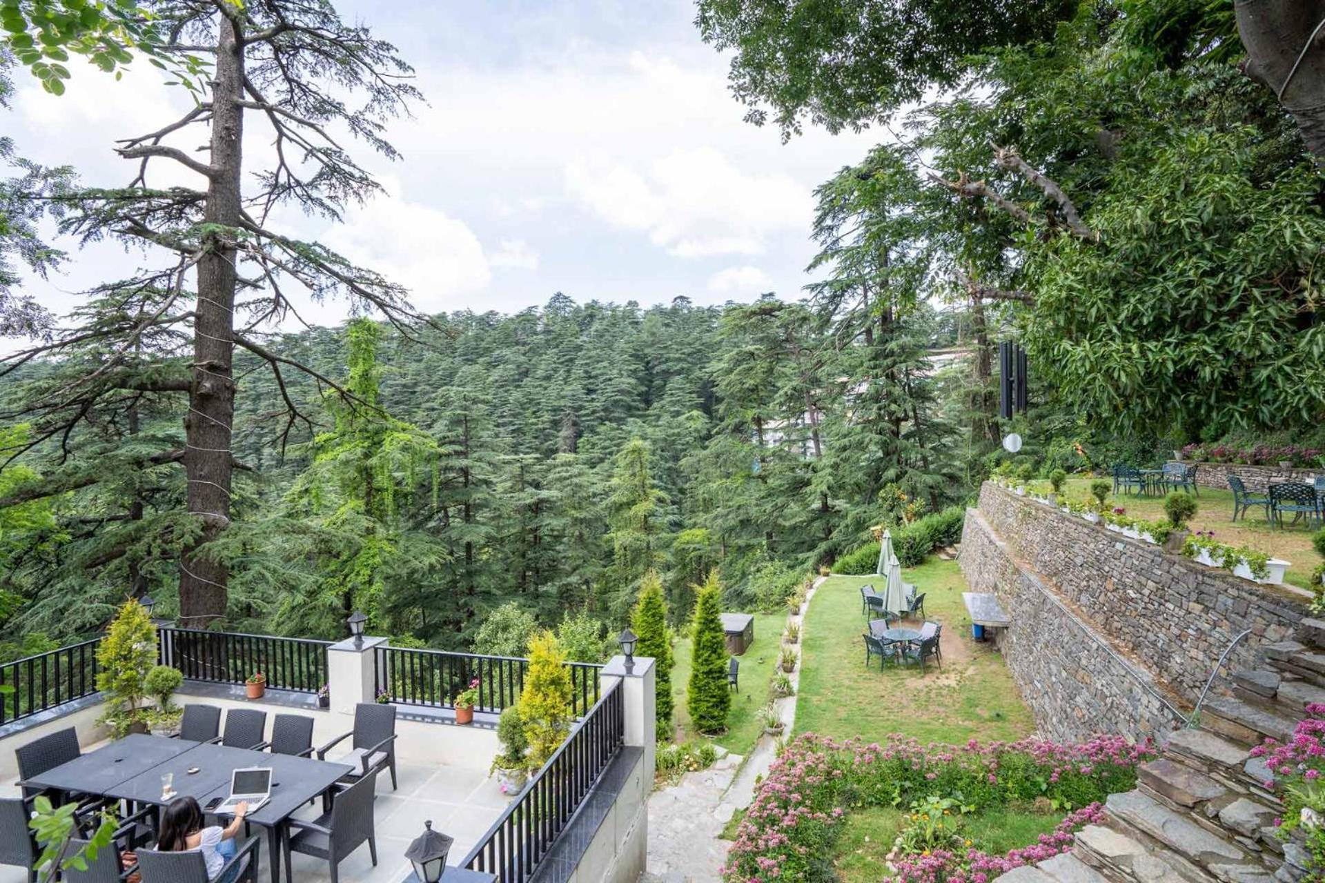 Stayvista At Pine Estate With Outdoor Jacuzzi Shimla Eksteriør bilde