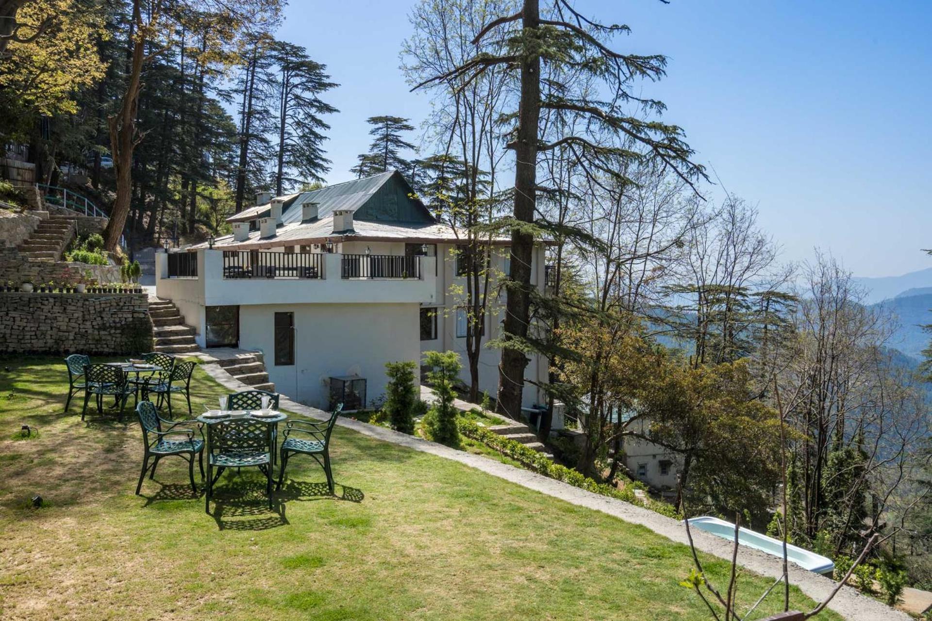 Stayvista At Pine Estate With Outdoor Jacuzzi Shimla Eksteriør bilde